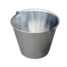 Vestil BKT-SS-325 Edelstahleimer, 25,4 cm Tiefe, 13,3 Liter, 40,5 kg Fassungsverm gen