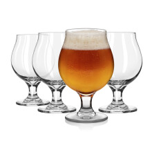 Libbey Craft Brews Classic Belgian Beer Glasses Diskmaskinsskra lglasgon Set om 4 fr Belgian Ale Tulip Beer Glass