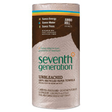 Papierhandt  cher von Seventh Generation, 100 % recycelt, braun, 2-lagig, Jumbo-Rolle, 120 Blatt