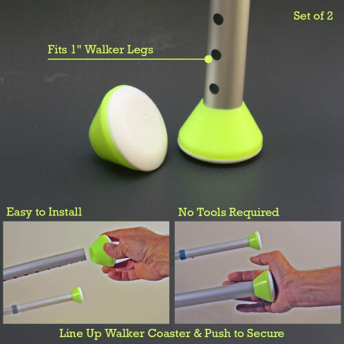 Walker Coasters Tennisbold Gul 2 Count 2