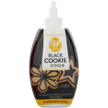 Gla   age     biscuits Wilton - Rapide, facile     utiliser et pr   t pour la d   coration de g   teaux et de biscuits 9 onces noir
