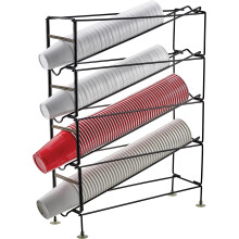 Winco CDR-4 4-Tier Cup Dispensing Rack