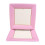 Entertaining with Caspari Grosgrain Square Dinner Plates (8 Pack)  Light Pink 4