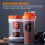 Shaker per Gatorade in plastica per palestra, 28 once 3