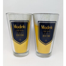 Modelo Salute To Veterans Pint Glasses - Set med 2