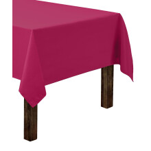 Gee Di Moda Rechteckige Tischdecke     152,4 x 259,1 cm, fuchsiafarbene Tischdecke fur 1,8 m grosse rechteckige Tische     strapazierfahiger, waschbar