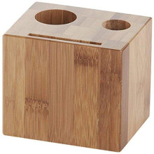 American Metalcraft WBB Wood Block Check Presenter Bamboo