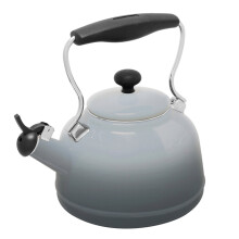 Chantal Tea Kettle  Vintage Series  Enamel on Steel  Whistling (Fade Grey)