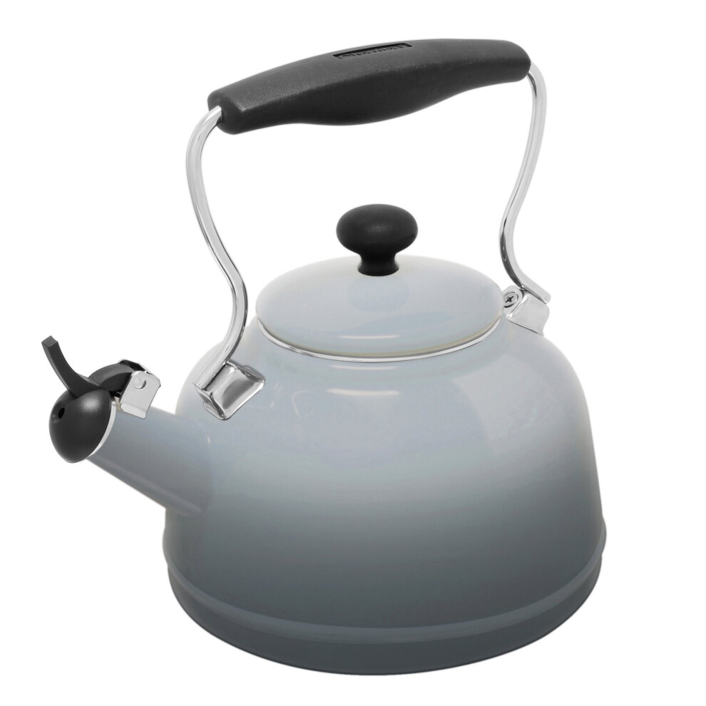 Chantal Tea Kettle  Vintage Series  Enamel on Steel  Whistling (Fade Grey)-image-OPC-PGC67XK-NEW