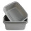 Begale 14 Quart Rectangular Dishpan Basin til vask af retter Sæt på 4 grå 1