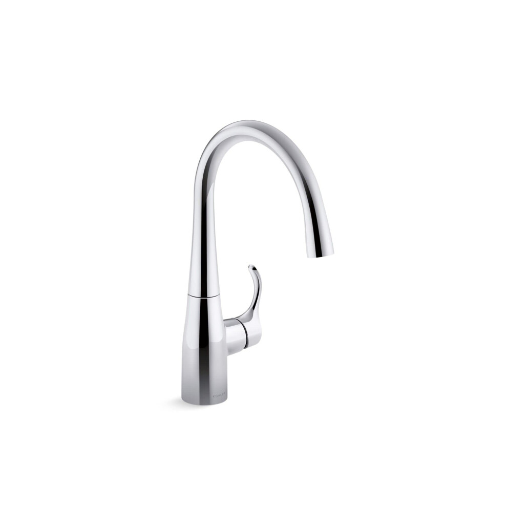 Photos - Tap Kohler 22034-CP Simplice Single Handle Kitchen Bar Faucet Prep Sink Faucet Polished Chrome
