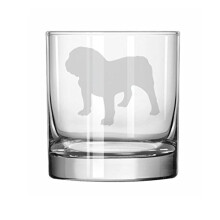 MIP 11 oz Rocks Whiskey Highball Glass Bulldog