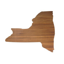 BambooMN New York Silhouette Bamboe Serveer- en Snijplank - 1 Eenheid - 11.25"" x 9.25"" x 0.6""""