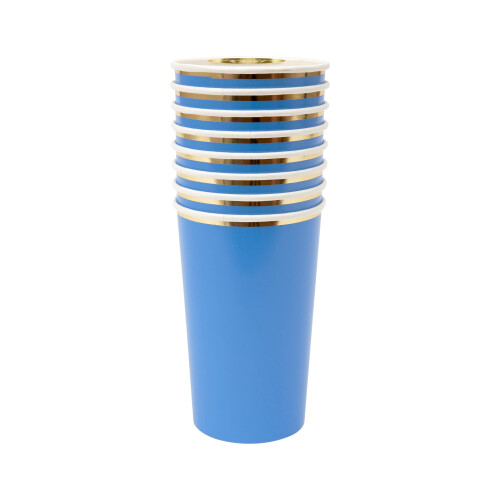 Meri Meri Bright Blue Highball Cups 2