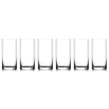 Barski Highball - Tumbler - Glass - Set of 6 Glasses - Glass Crystal Made in Europe - 16 oz.