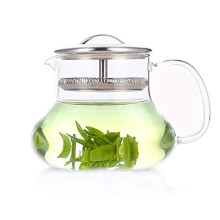 Yama Sitka 12oz Sitka Glass Teapot avec filtre a maillage integre Secuniprement ideal pour le lave-vaisse