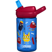 CamelBak Eddy+ Barn BPA-fri Vattenflaska med Sugrör, 14oz, Skate Monsters (2282402040)