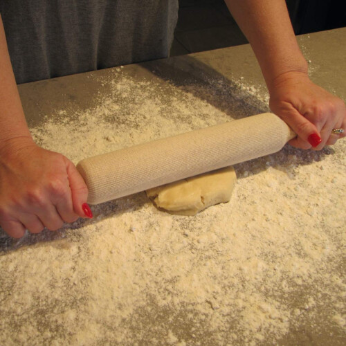 Treasure Gurus 2pc Premium Rolling Pin Cover Set Pastry Baking Roller Cloth Non Stick Kitchen Tool Accessory 2
