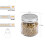 Rainforce Mason Jars 8 oz 30 Pack - Kleine Mason Jars Met Zilveren Deksel - 1/4 Quart Inmaak Jars 4