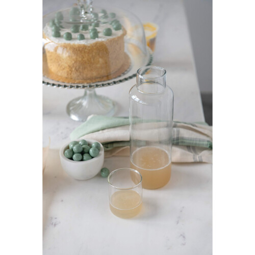 Recyklovan sklo Creative Co-Op (sada 2 ks) Decanter Clear 2