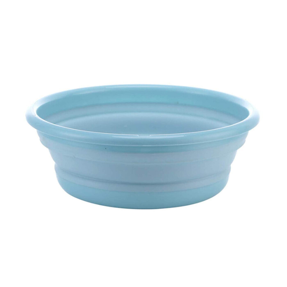 XJSXZC 10"""" Multi-Purpose Collapsible Dish Tub Bowl BPA-Free Round Lightweight Collapsible Wash Basin (Blue)-image-OPC-PGC6BKS-NEW