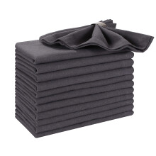 Hausattire herbruikbare servetten Doek wasbaar 100% katoen 18x18 inch dinerservetten | Tafelservetten voor lente paasmanddecor | Set van 12 stoffen s