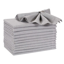 Hausattire herbruikbare servetten Doek wasbaar 100% katoen 18x18 inch dinerservetten|Tafelservetten voor lente paasmanddecor |Set van 12 stoffen serv