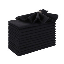 Hausattire herbruikbare servetten Doek wasbaar 100% katoen 18x18 inch dinerservetten | Tafelservetten voor lente paasmanddecor | Set van 12 stoffen s