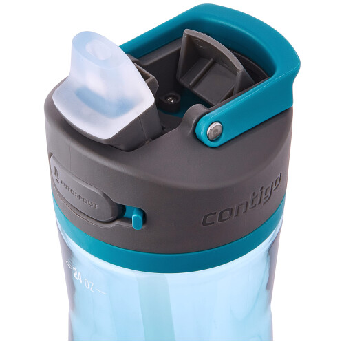 Contigo Contigo Ashland 2.0 Μπουκάλι Νερού Αδιάβροχο με Κλείδωμα Καπακιού και Λυγιστό Καλαμάκι, 24oz 2