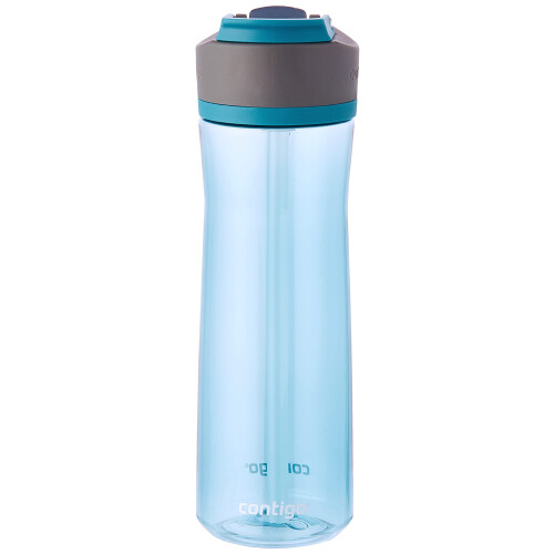 Contigo Contigo Ashland 2.0 Μπουκάλι Νερού Αδιάβροχο με Κλείδωμα Καπακιού και Λυγιστό Καλαμάκι, 24oz 1