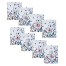 Newbridge Easter Garden Breeze vierkante stoffen servetten set van 8 servetten Gemakkelijk te onderhouden en vlekbestendige stoffen servetten voor va