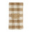 Mud Pie Harvest Check Napkin Set  Tan  18"""" x 18"""" 1