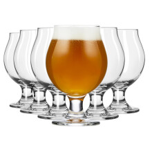 Libbey Entertaining Essentials Belgiska lglas 13 oz Craft Beer Glasses Set med 6 fr Belgian Ales Unika Tulip Beer Glasses fr underhllning
