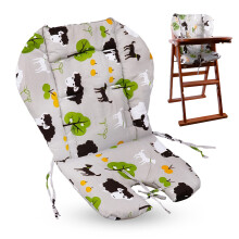 Lomgwumy almohadilla de silla alta cubierta/cojn de asiento ligero y transpirable suave y cmodo patrn lindo adecuado para la mayora de las sillas