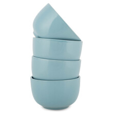 Elanze Designs Bistro Glossy Ceramic 4 tommer søde og små dessertskåle Sæt på 4 - Perfekt til hverdagslige brug fra snacks is slik og behandler i
