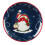 Certifierade International Holiday Magic Gnomes 9"""" dessert-/salladstallrikar Multicolor Medium Set om 4 3