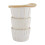 Mud Pie Stoneware Ramekin Set Cream ramekin 2"""" x 3"""" dia | ???t??? 4 1/2"""" 1