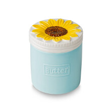 Butter Crock Butter Keeper Franse Boter Crock Zonnebloem Blauwe Boter Saver Blauwe Boter Keeper Crock Met Waterlijn