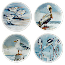 Tanstott International Shorebirds 8,5""-es salta/desszert tnyrok, kzepes, tbbsznu 4 darabos kszlet