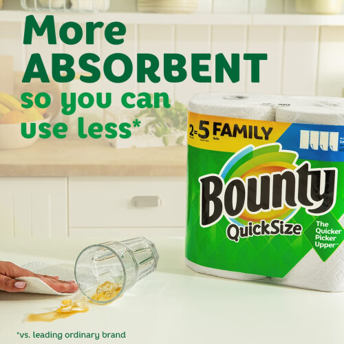 Χαρτοπετσέτες Bounty Select-A-Size 2 διπλά ρολά Plus λευκά 113 φύλλα ανά ρολό 1