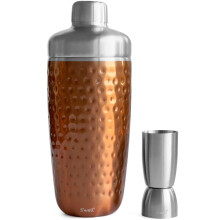 S'well roestvrijstalen shakerset met jigger 18oz gedompelde metalen drielaagse vacu?ge?oleerde container houdt cocktails kouder en langer BPA-vrij ba