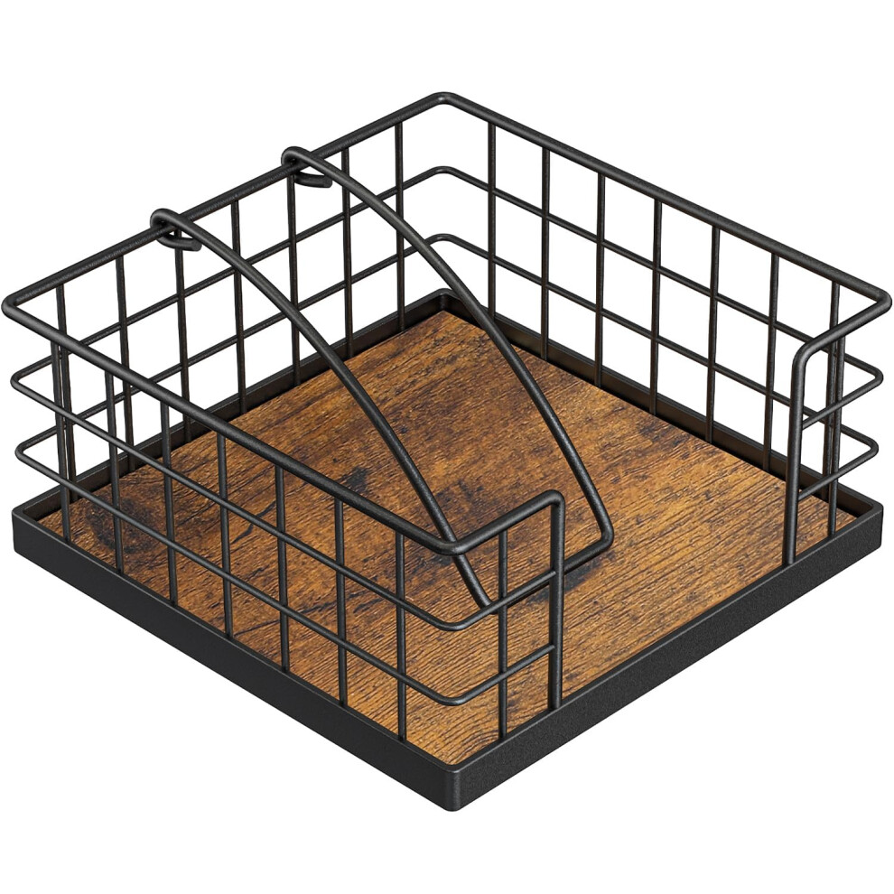 Porte-serviettes Honiter pour table, porte-serviettes de ferme avec bras lest   , porte-serviettes en bois pour cuisine, distributeur de serviettes