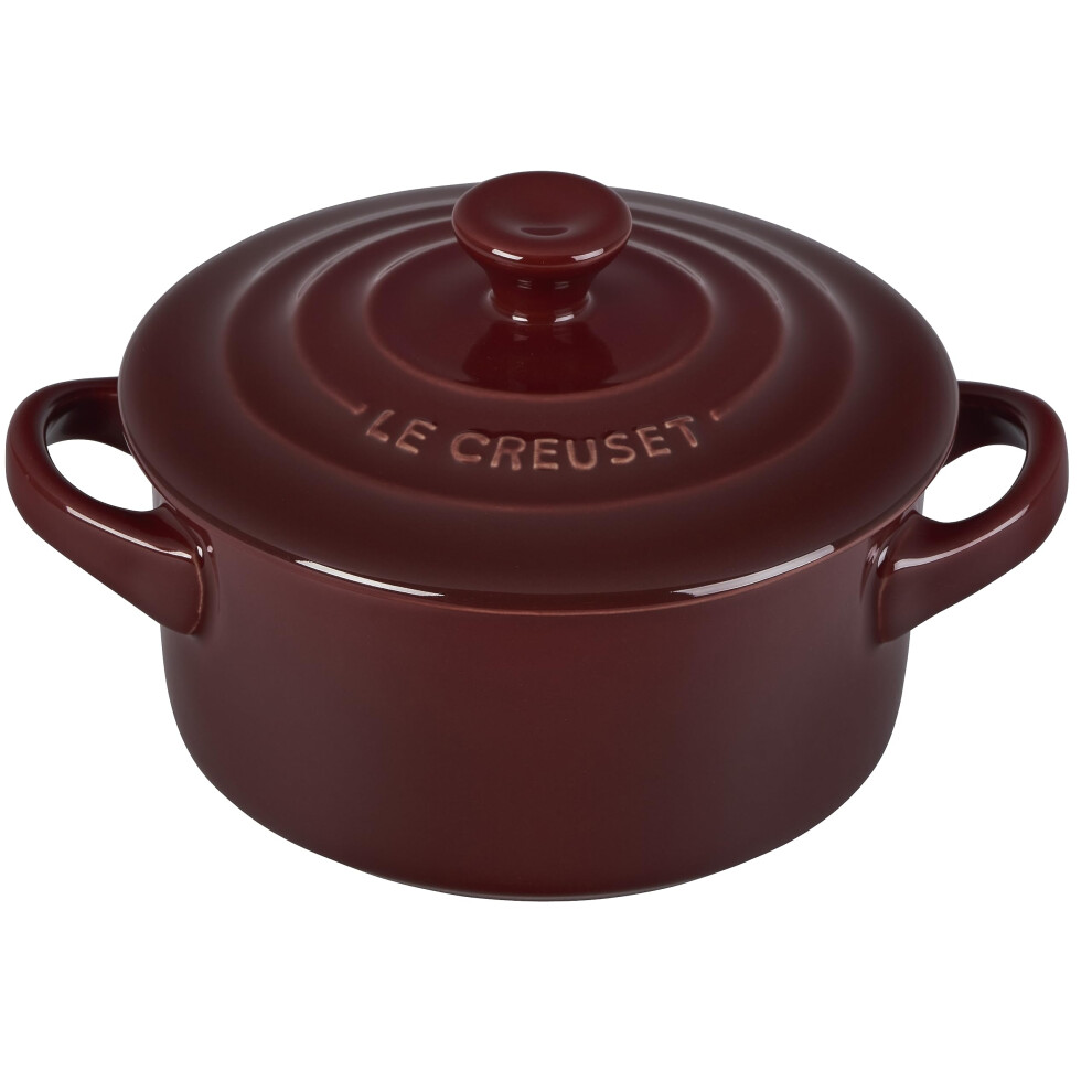 Le Creuset Stoneware Mini Round Cocotte  8 oz.  Rhone