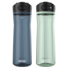 Contigo Ashland 2.0 AUTOSPOUT Water Bottle 24 oz 2-Pack Blueberry; Agave