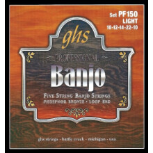 GHS Strings PF150 5 hros Banjo Strings Phosphor Bronze Light (10-22)