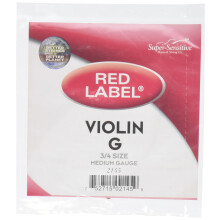 Super czule skrzypce z czerwona etykieta G String 3/4 srednie
