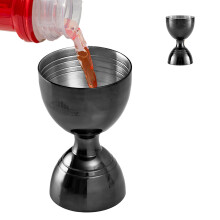 A Bar Above Premium Bell Jigger met 10 metingen binnenin Professionele en robuuste 304 roestvrijstalen cocktail dubbele jigger voor bartending 1-pack