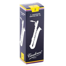 Vandoren SR242 Bari Sax Traditional Reeds Strength 2; 5-s doboz