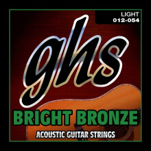 GHS Strings Bright Bronze Akustiske Guitar Strings (BB30L SET) Light 12-54