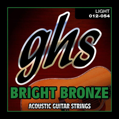 GHS Strings Bright Bronze Akustiske Guitar Strings (BB30L SET) Light 12-54